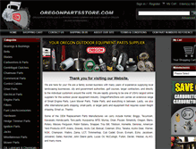 Tablet Screenshot of oregonpartsstore.com